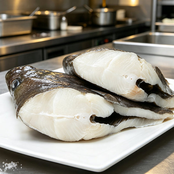Fresh Thick Flatfish Head Sections