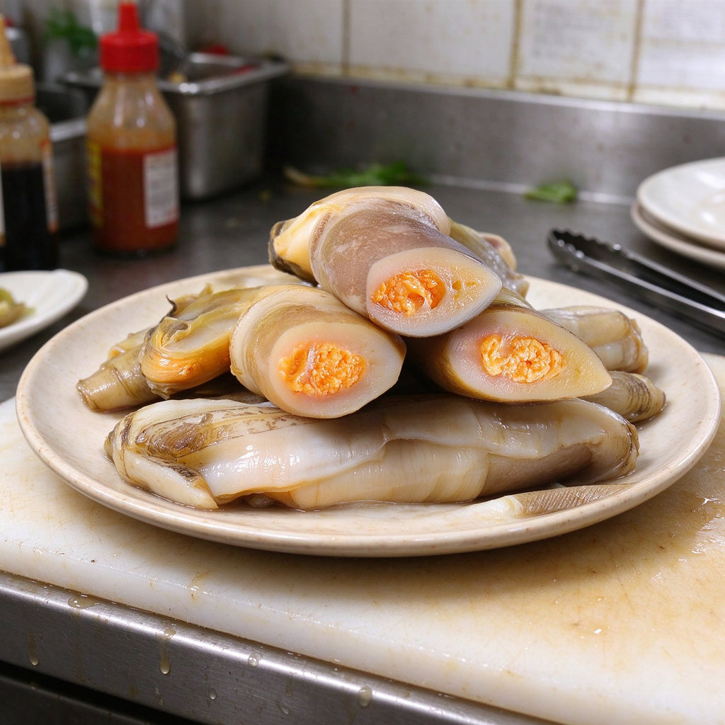 Fresh Razor Clams In Shell
