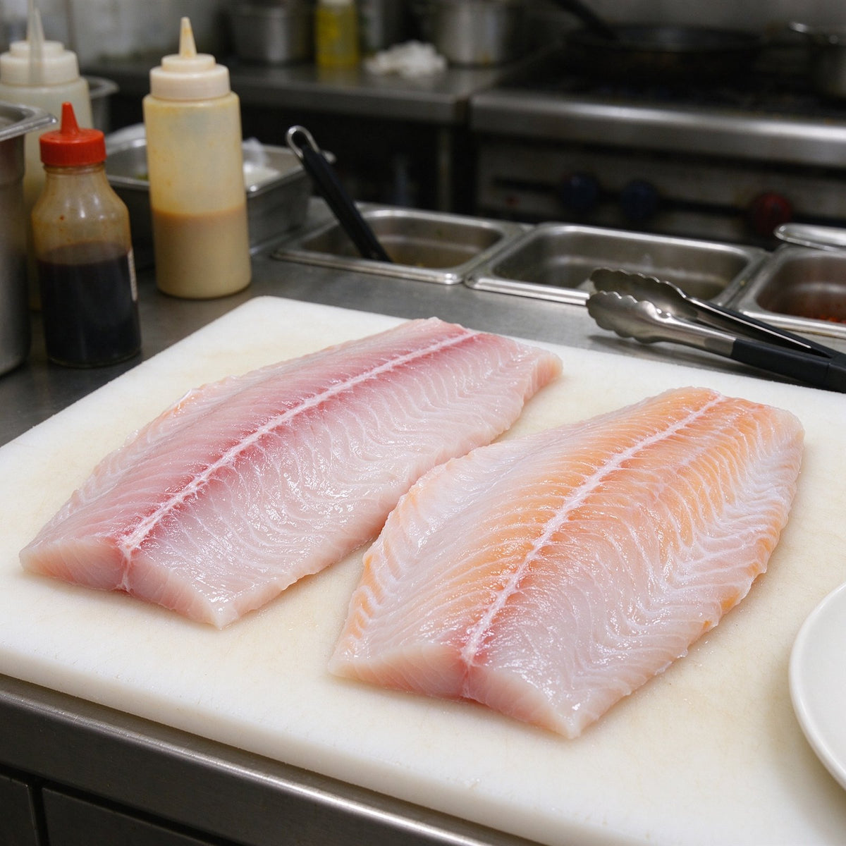 Fresh Sea Bream Fillets Skin On