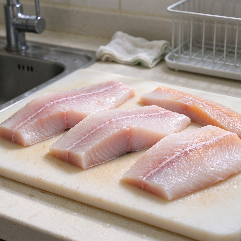 Fresh Sea Bream Fillets Skin On